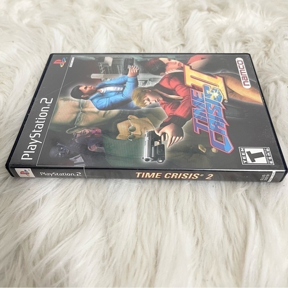 PlayStation2 PS2 Time Crises 2 Namco Vintage 2001 Video Game! - Picture 4 of 5